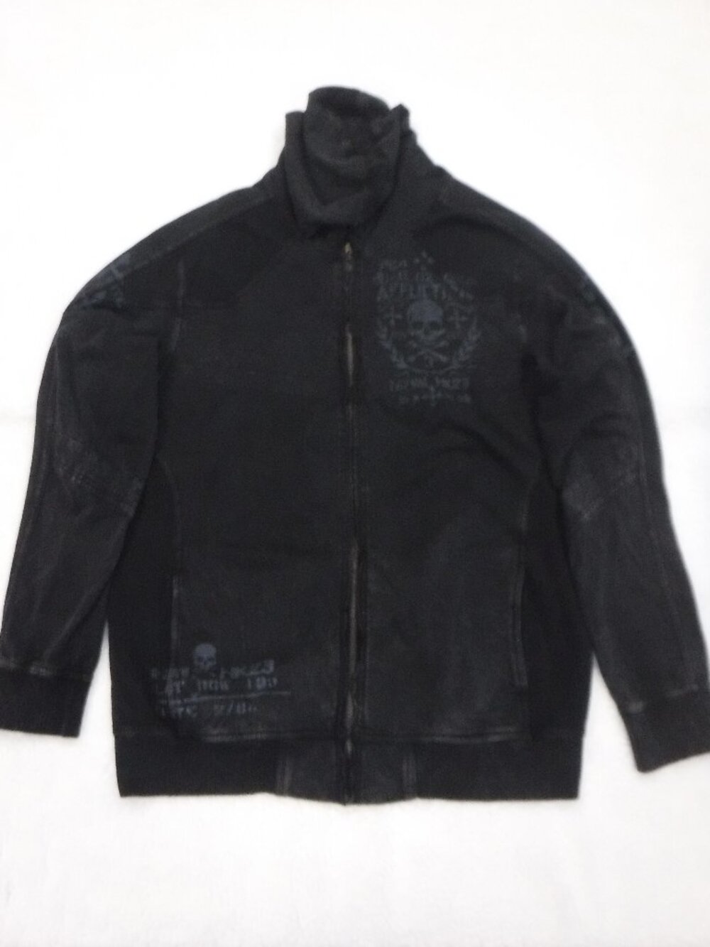 Affliction Zip Up Hooded Jacket